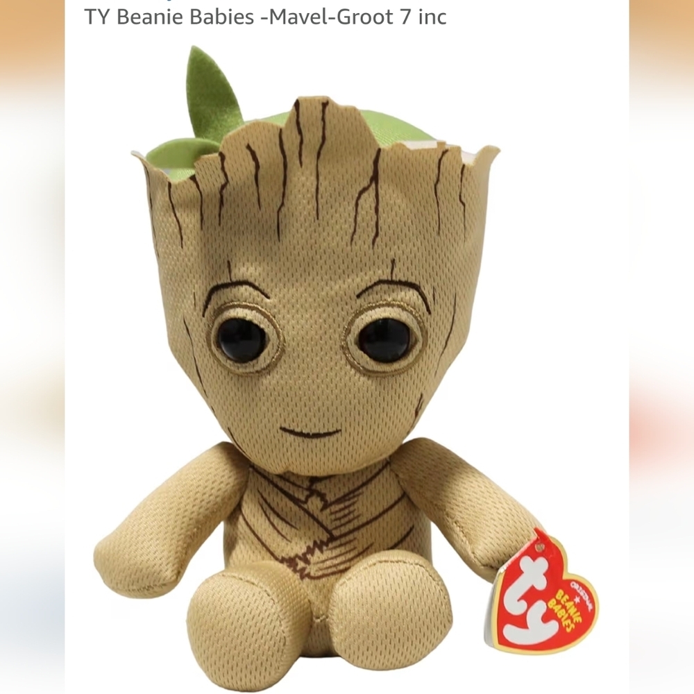 Marvel Superhero 6" Marvel Hero Groot soft toy.